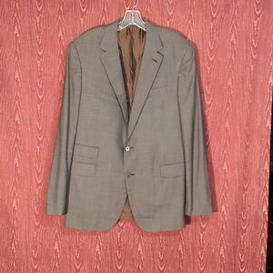 RALPH LAUREN PURPLE LABEL 2 Button Long Sleeve 100% Wool  Blazer Men's Sz 44L